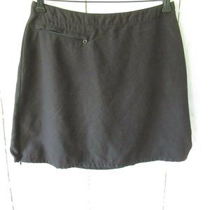 Patagonia Skirt 8 Black Skort Shorts Hiking Active Tennis